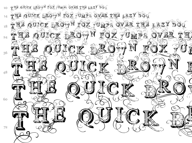 Vtks Simplex Beauty font waterfall